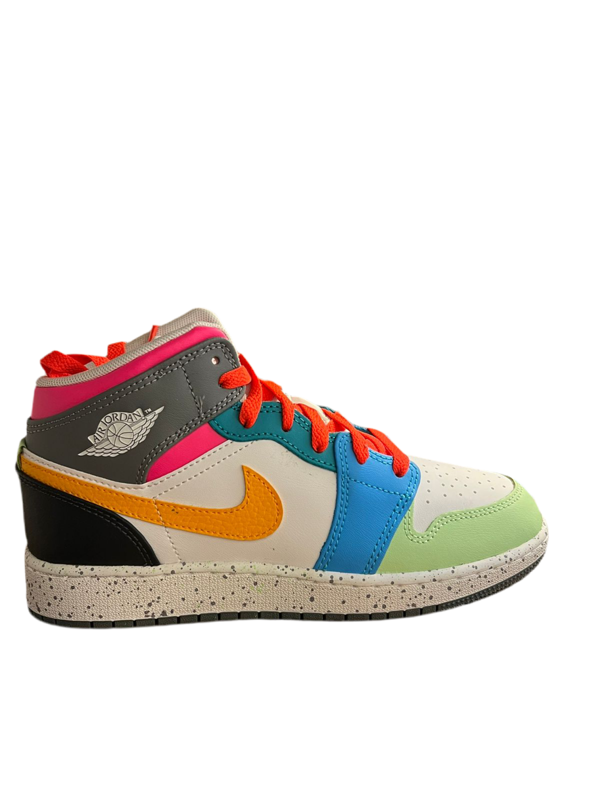 Air Jordan 1 Mid multicolor.