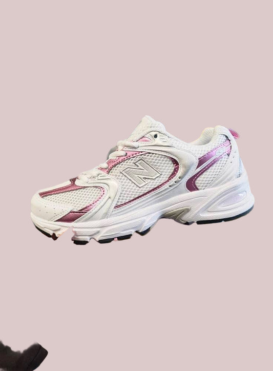 New balance 530 blanco-rosa